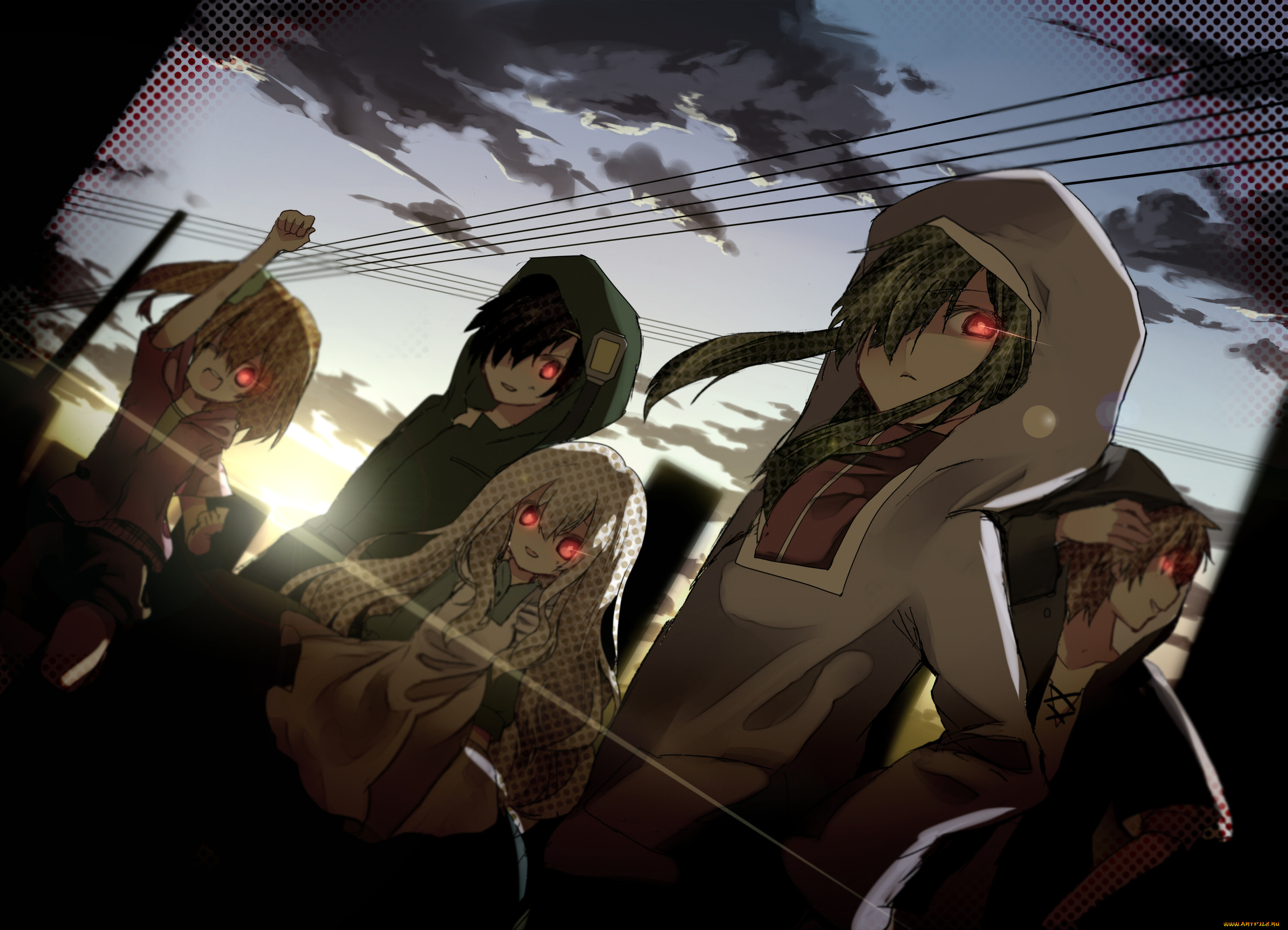 , kagerou project, aiharafu, , , , kano, shuuya, vocaloid, kagerou, project, seto, kousuke, kozakura, mary, , , kisaragi, momo, kido, tsubomi